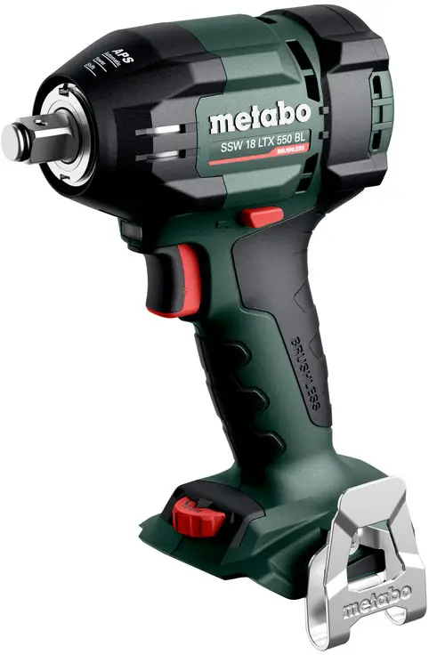 Metabo SSW 18 LTX 550 BL 602404840 Аккумуляторный ударный гайковерт 18 В Количество аккумуляторов в комплекте: 0 Li-Ion
