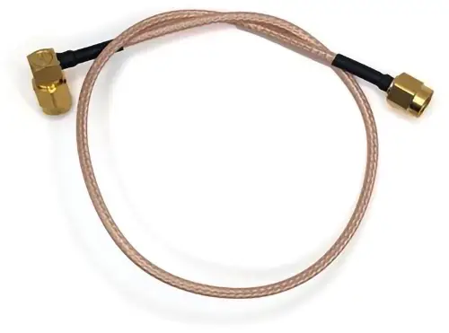 Коаксиальный кабель Mueller Electric BU-4150030012 с разъемом SMA «папа», 0,3 м, прозрачный, 1 шт.