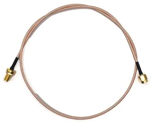 Коаксиальный кабель Mueller Electric BU-4150031024, разъемы SMA «мама» и SMA «папа», длина 0,6 м, прозрачный, 1 шт.