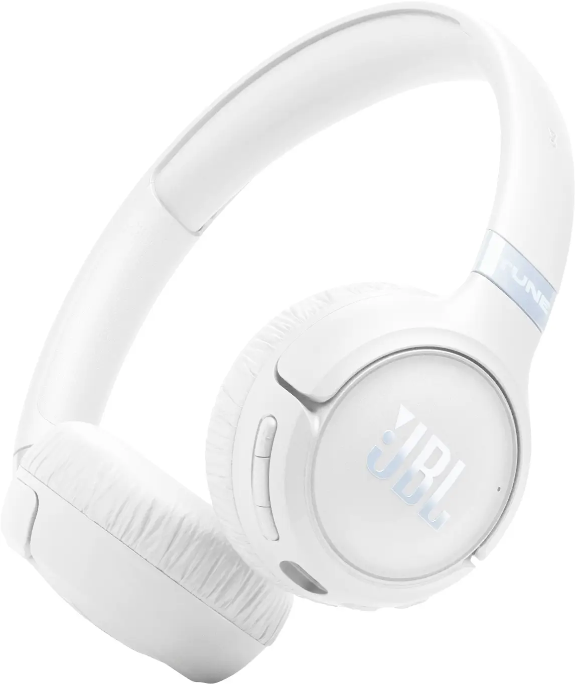 Бездротові накладні навушники JBL Tune 680 NC, Bluetooth, стереокабель, білий колір, регулювання гучності, вимкнення мікрофона Hi-