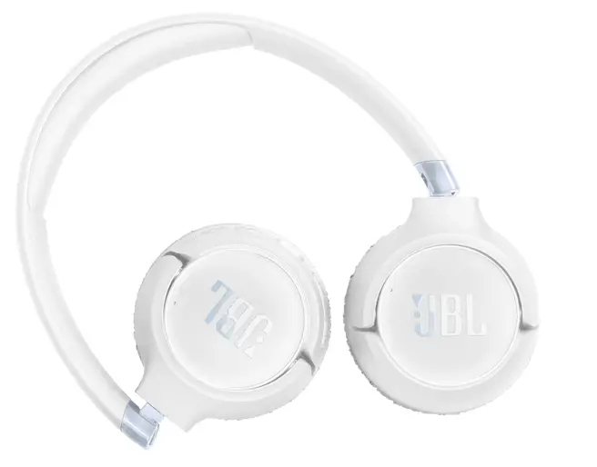 Бездротові накладні навушники JBL Tune 680 NC, Bluetooth, стереокабель, білий колір, регулювання гучності, вимкнення мікрофона Hi-