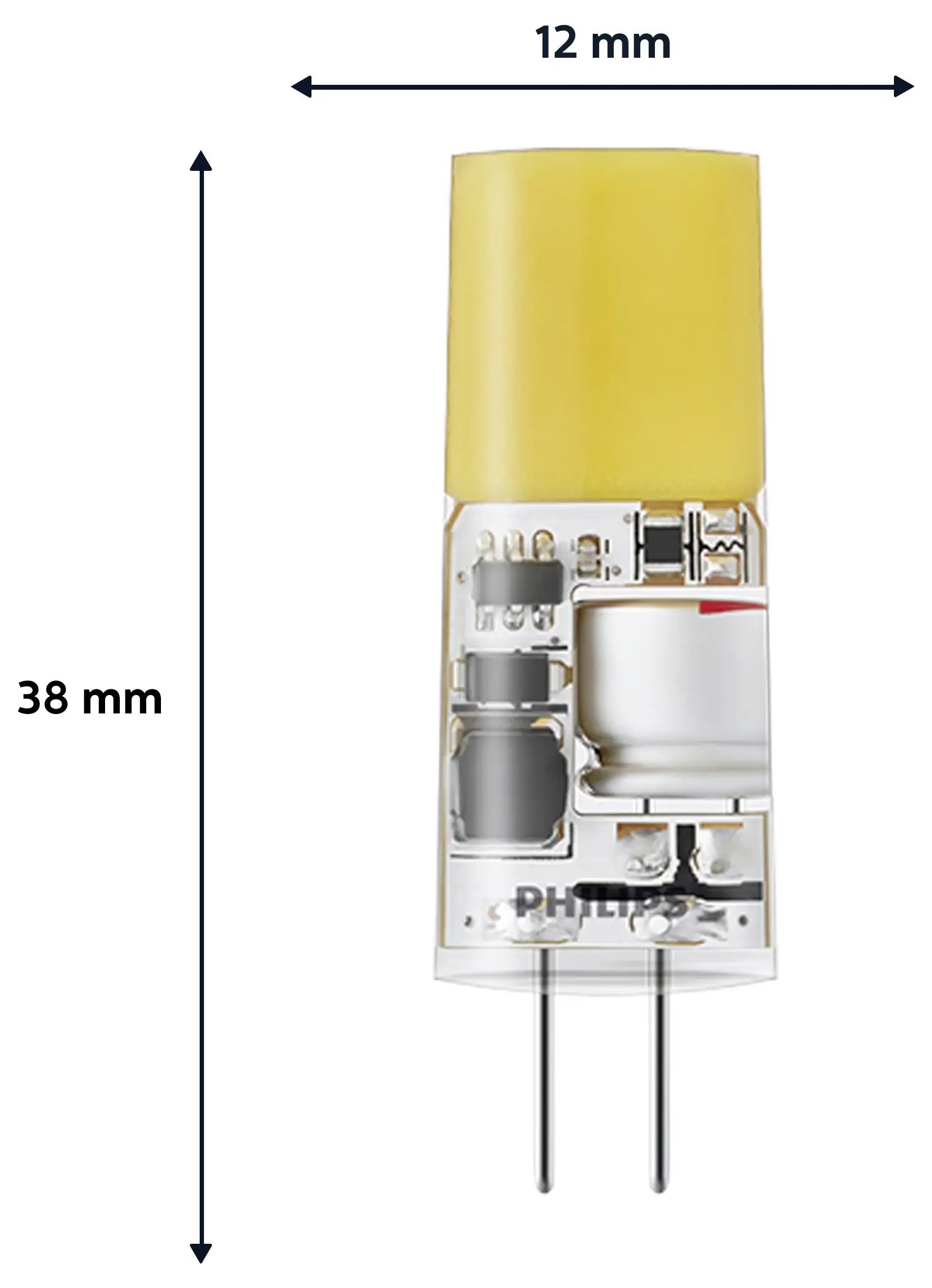 Светодиодная лампа Philips 8720169300538 G4 2,4 Вт = 28 Вт 300 лм теплый белый 1 шт.