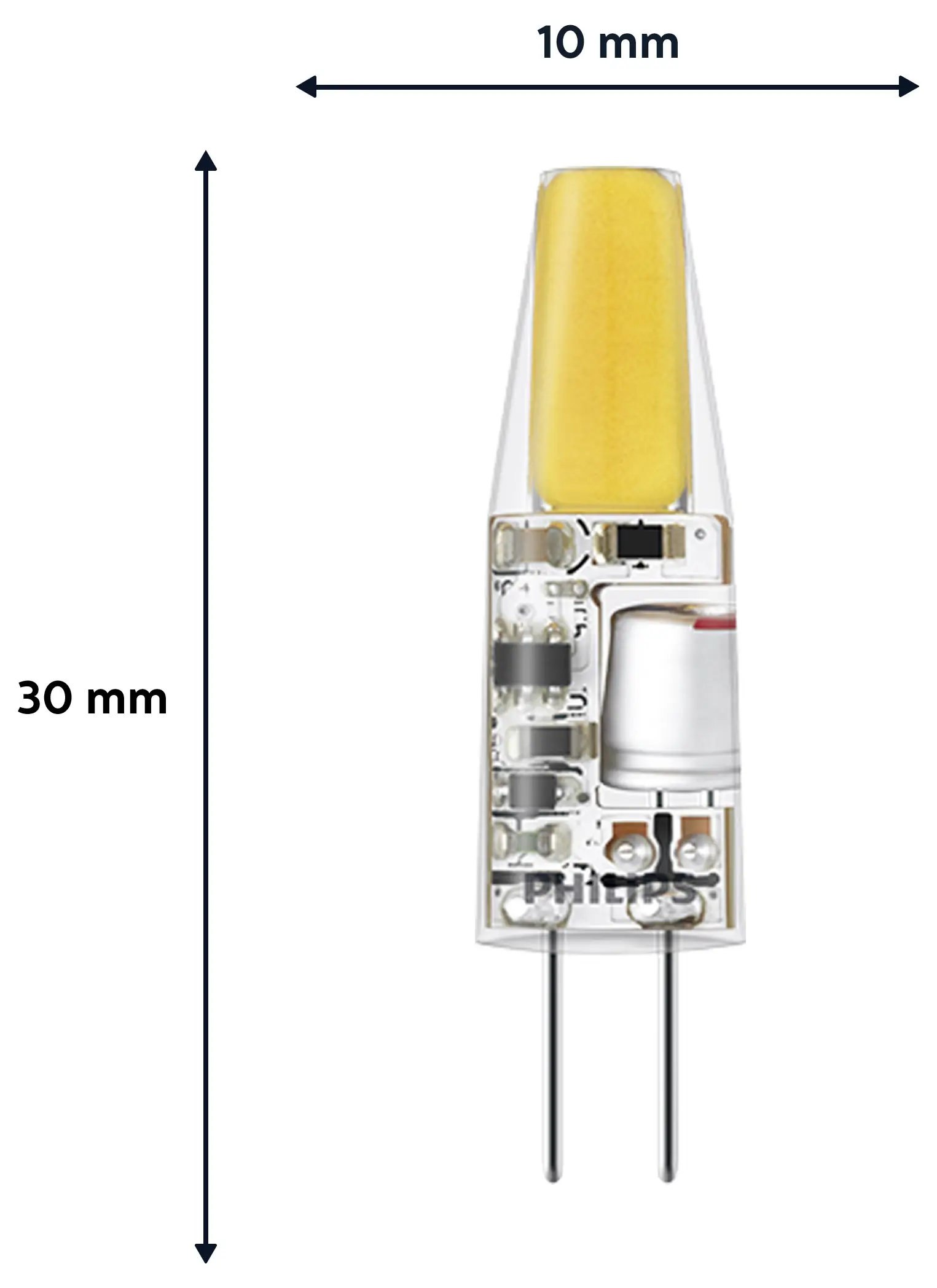 Светодиодная лампа Philips 8720169300453 G4 1 Вт = 10 Вт 100 лм теплый белый свет 1 шт.