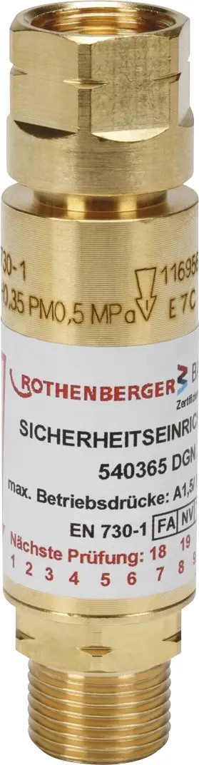 Устройство защиты от отката Rothenberger 540365