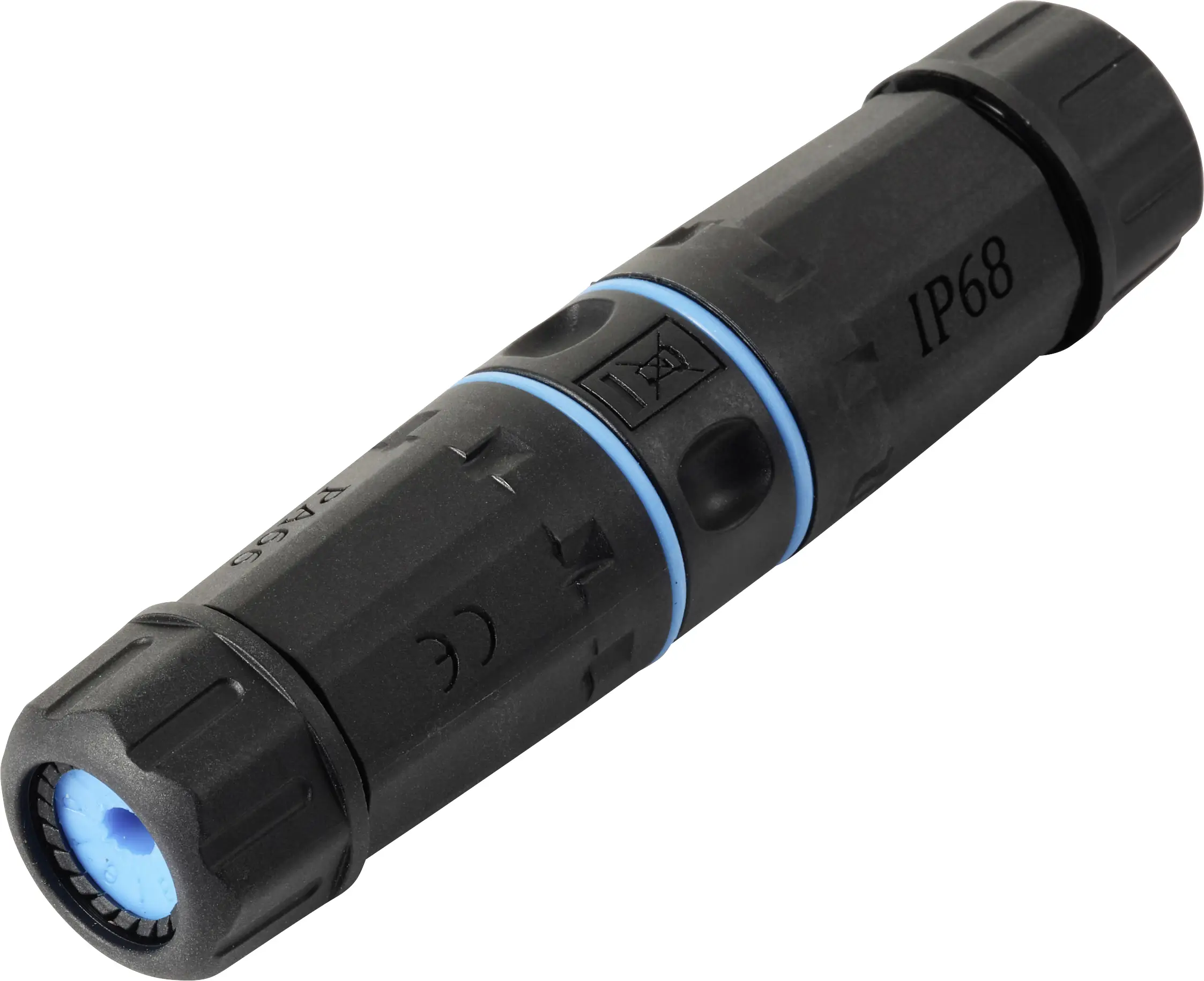 Адаптер RJ45 Renkforce OutdoorCat.6A STP 500MHz RJ45 гніздо/гніздо Перехідник IP68 водонепроникний RF-7107058, CAT 6a, 1 шт.