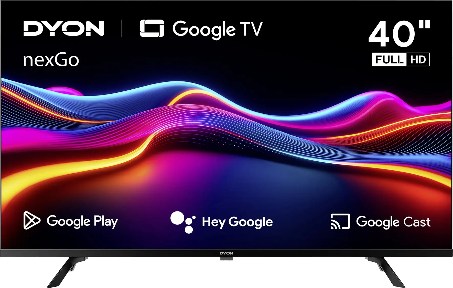 РК-телевізор 40 дюймів Dyon nexGo 40F, Full HD (1920 x 1080 пікселів)
