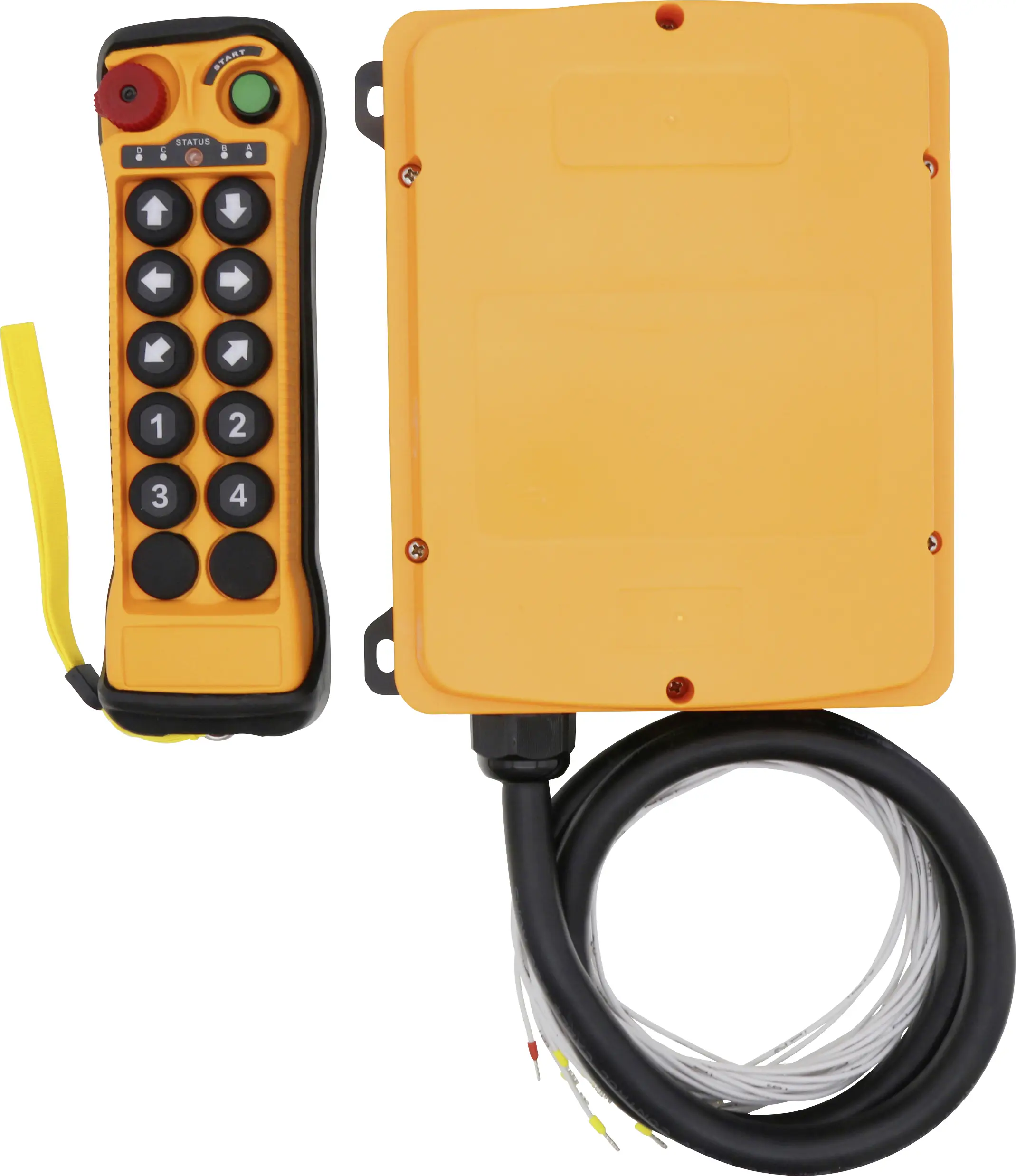 TRU COMPONENTS TC-Q1000 110-460V TC-14232308 Промисловий пульт дистанційного керування, 10-канальний, 110 - 460 В 1 комплект