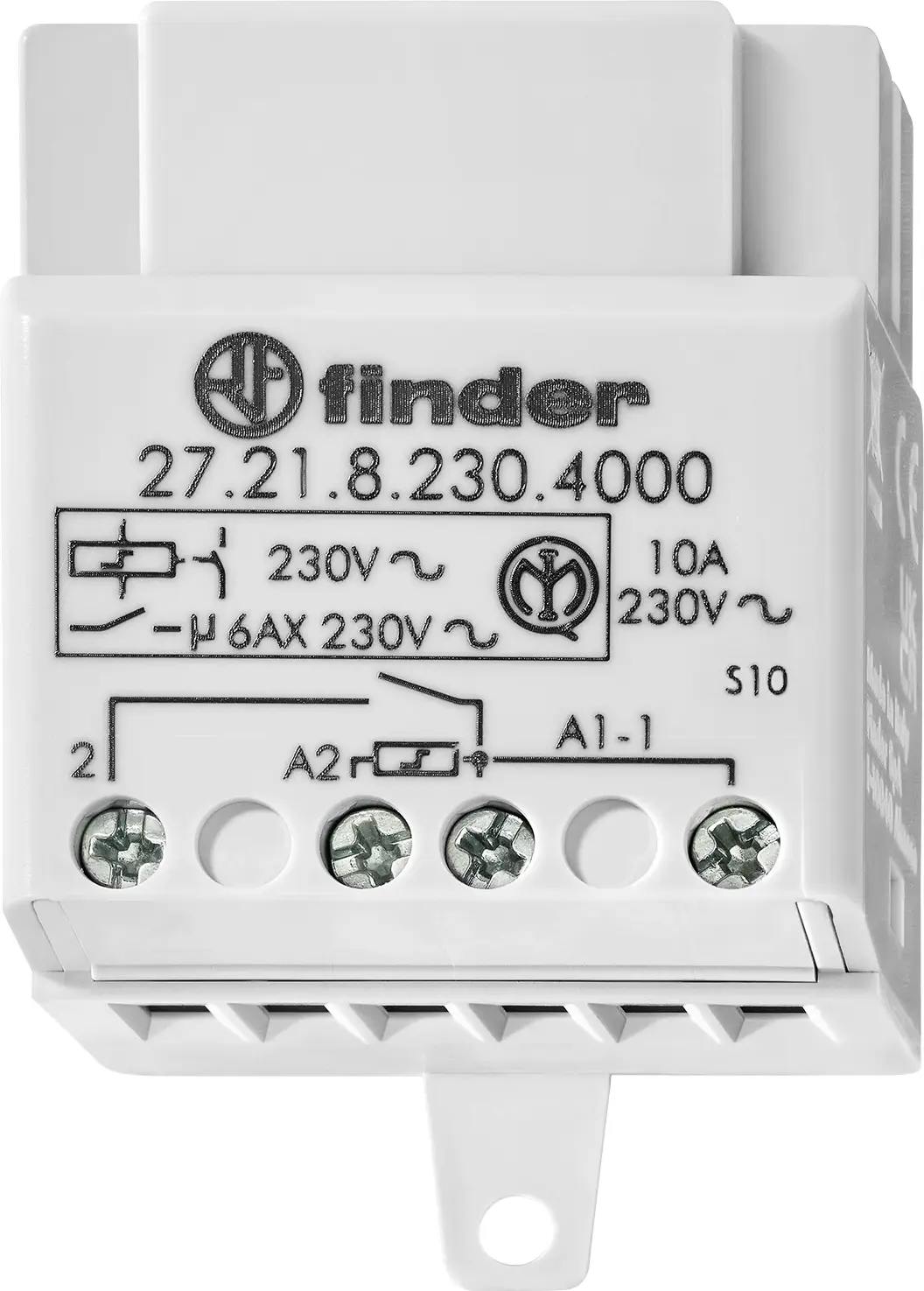 Захист від перенапруги прихованого монтажу Finder 27.21.8.230.4000 1 НО 230 В/AC 10 2300 ВА 1 шт.