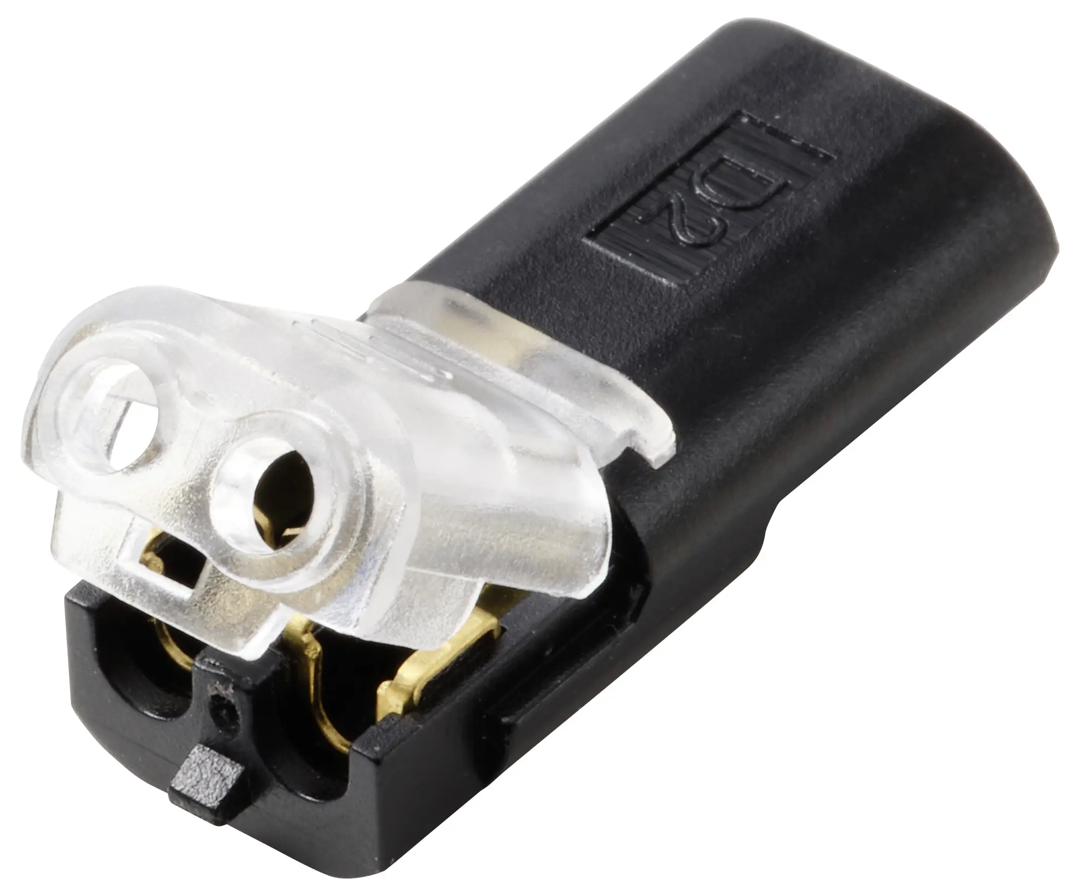 TRU COMPONENTS TC-14376140 Застібка-блискавка гнучка: 0,35-0,75 мм² фіксована: 0,35-0,75 мм² Кількість контактів: 2 30 шт. чорні