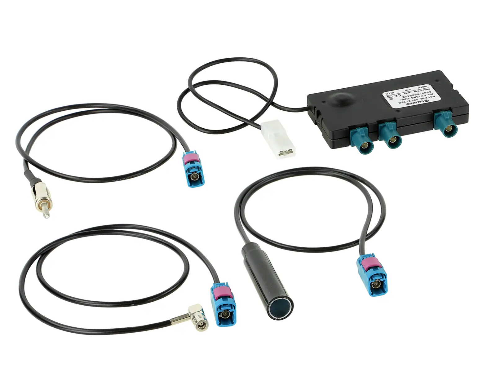 Автомобільний адаптер антени ACV DAB/FM з роз'ємом SMB, плоска версія, 15-7562030