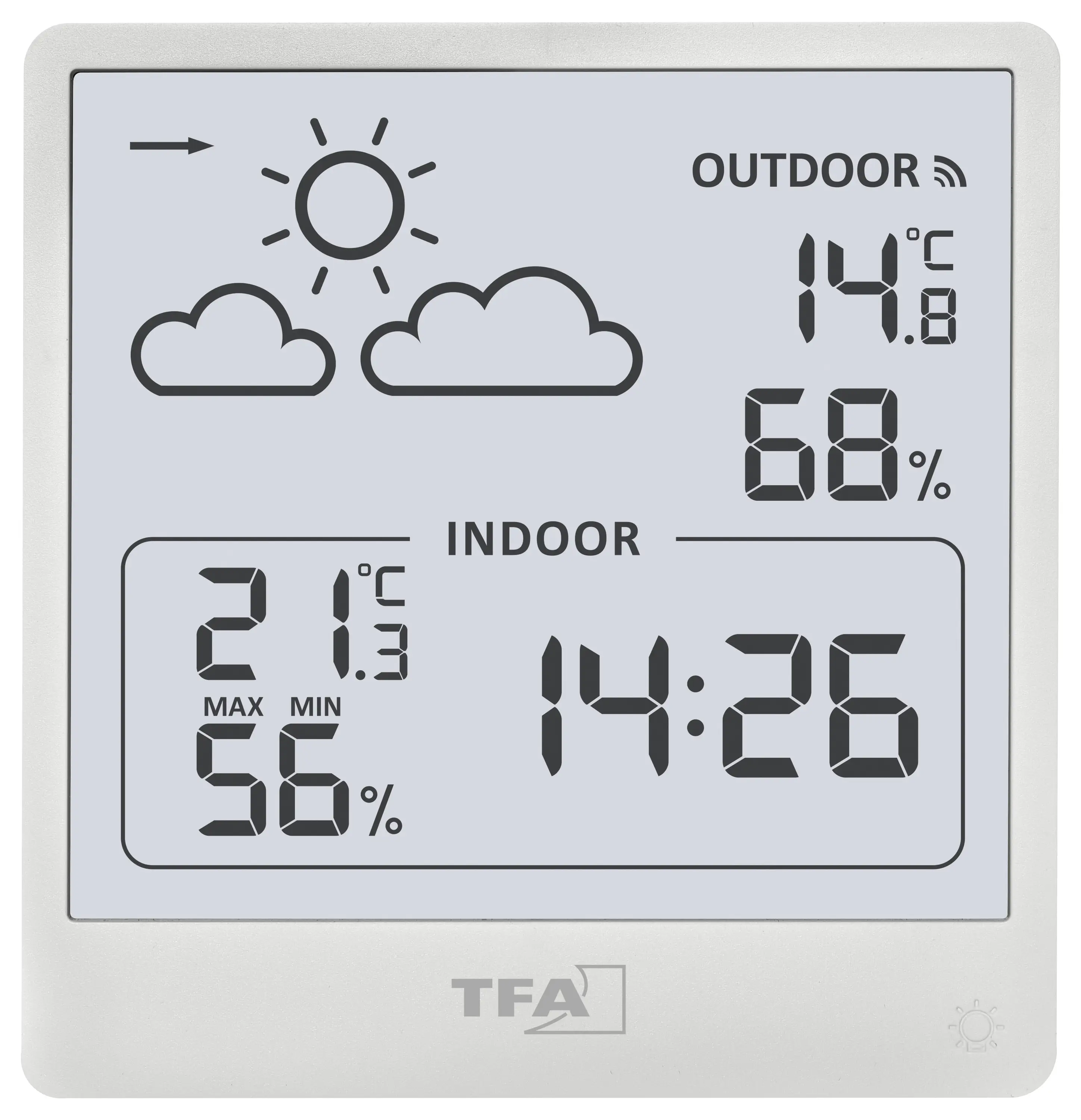 Бездротова метеостанція TFA Dostmann Funk-Wetterstation CLEO 35.1176.02