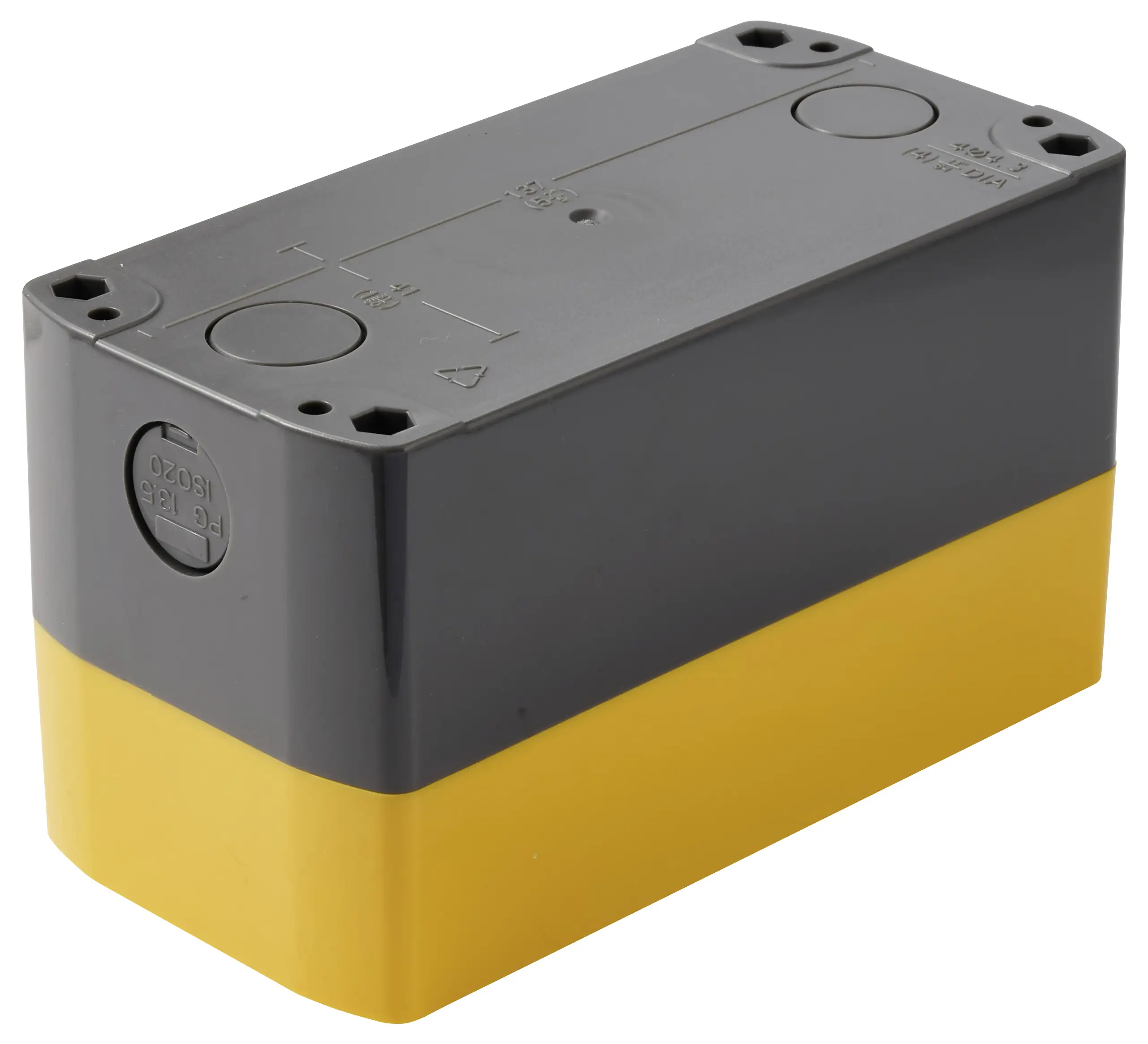 TRU COMPONENTS TC-BXB-2/22/Y TC-14807672 (Д x Ш x В) 150 x 75 x 85 мм жовтий 1 шт.