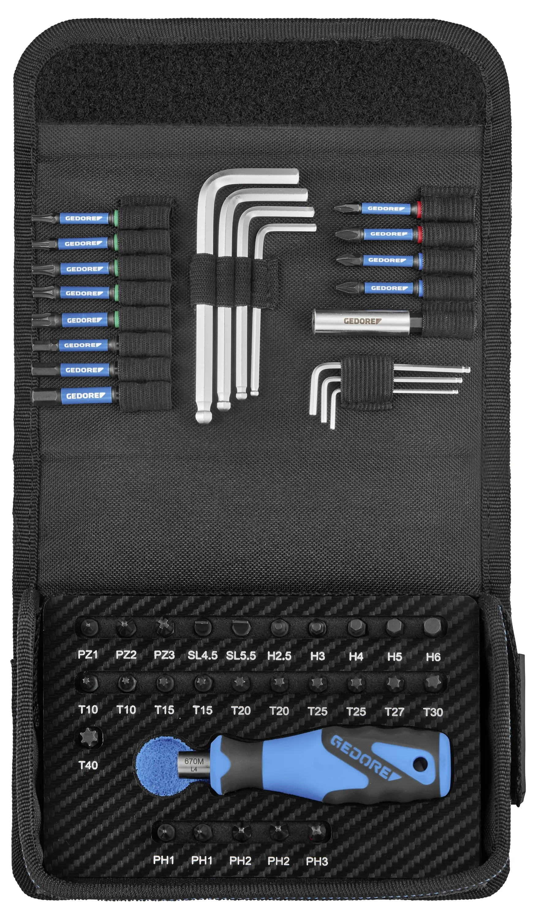 Біти Gedore TC 666-H-047, 1 шт., кульова головка
