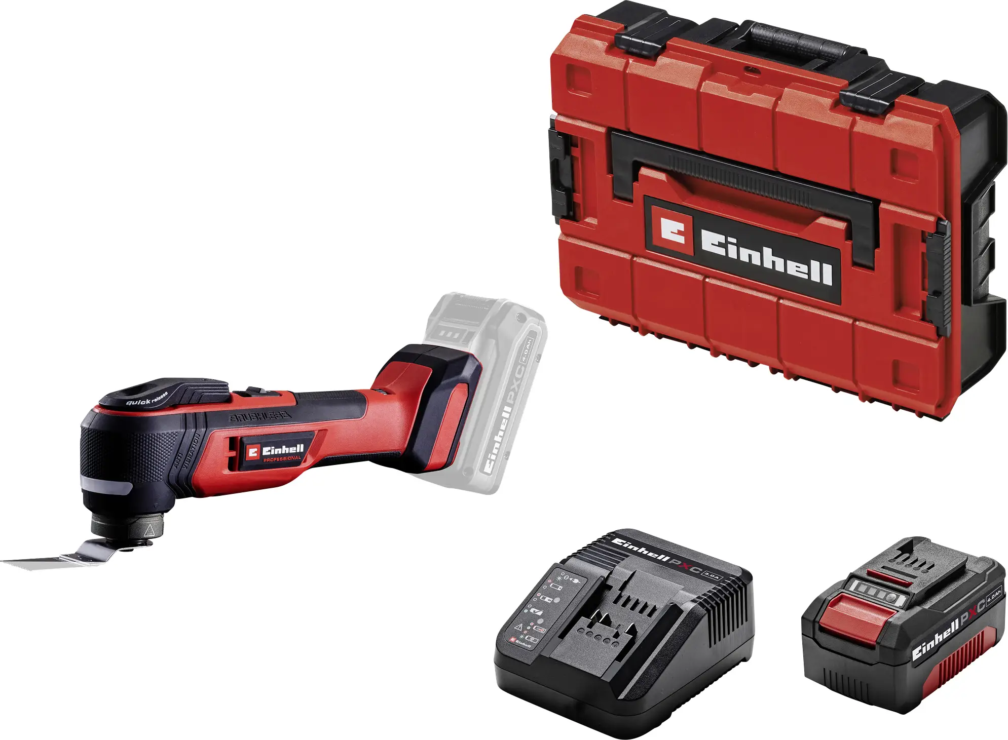 Einhell Professional TP-MG 18 Li BL Set 4326759 Акумуляторний багатофункціональний інструмент без щіток, вкл. акумулятор, вкл. зар
