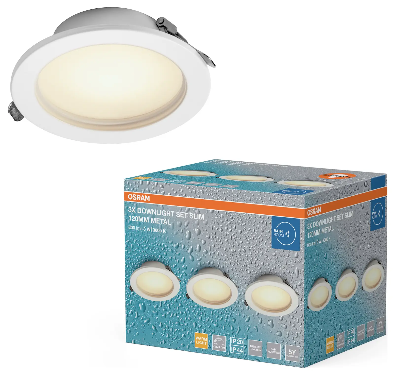 Прожектор, потолочный светильник, светодиодный потолочный прожектор OSRAM HOMELIGHTING 4058075854338 230 В 550 лм