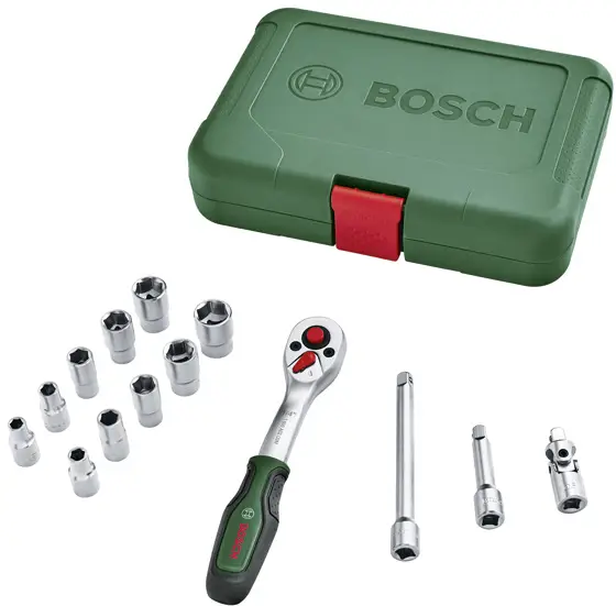 Набір храпових ключів Bosch Home and Garden 1600A02BY0 1600A02BY0 1/4