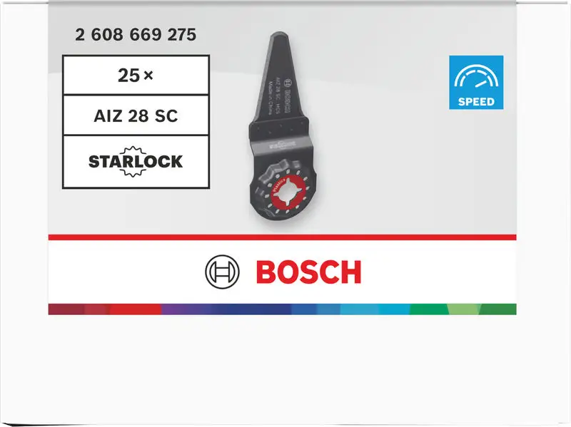 Комплектующие Bosch 2608669275 2608669275 Пильные полотна для многоцелевых пил 28 мм 1 шт.