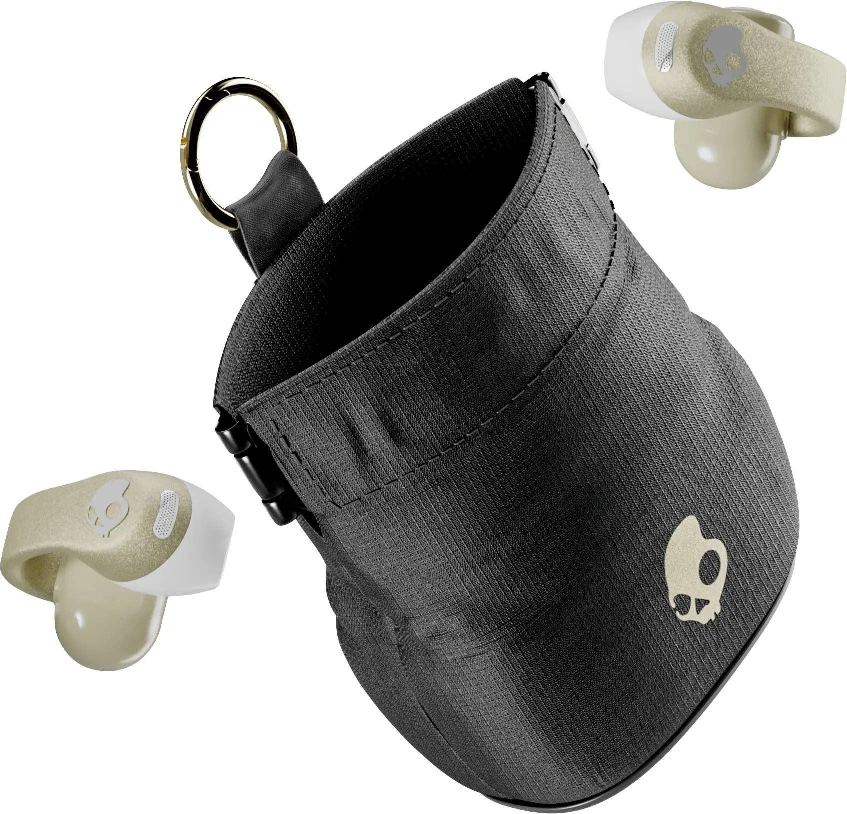 Наушники Skullcandy PUSH 720 с открытым амбушюром, Bluetooth, белые, золотистые, водостойкие, спортивные.
