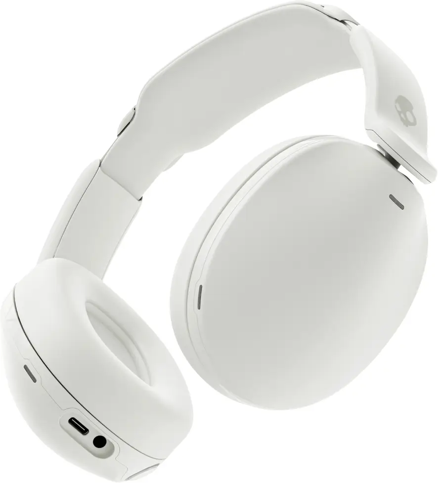 Бездротові Bluetooth-навушники Skullcandy HESH 360, що встановлюються на вуха, з білим мікрофоном та шумозаглушенням, складні, для