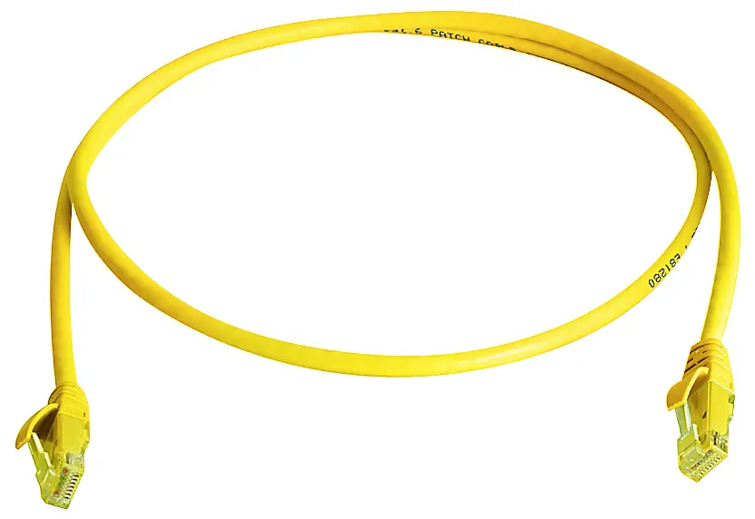 Сетевой кабель Telegärtner 100008721, 1 шт., RJ45, CAT 6, 5,0 м, желтый