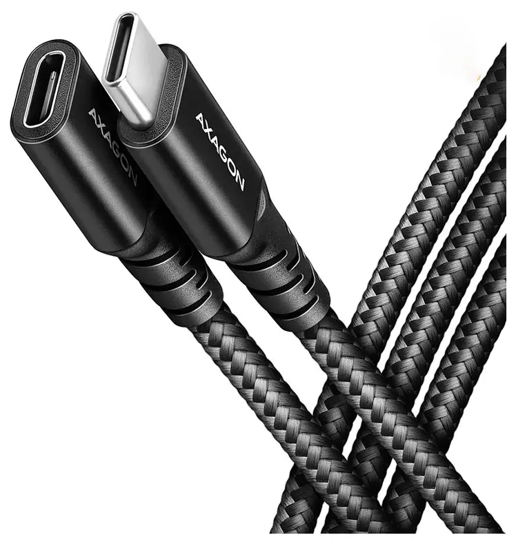 AXAGON USB-C Кабель USB 3.2 Gen 2 Разъем USB-C® «мама», разъем USB-C® «папа», 1,5 м, многоцветный BUCM32-CF15AB