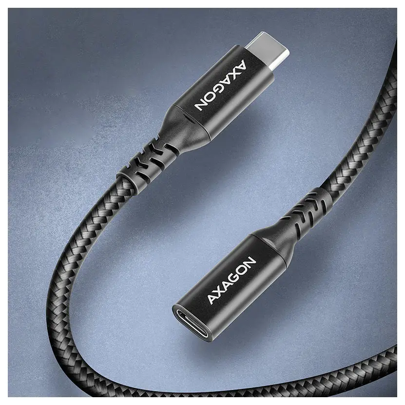 AXAGON USB-C Кабель USB 3.2 Gen 2 Разъем USB-C® «мама», разъем USB-C® «папа», 1,5 м, многоцветный BUCM32-CF15AB