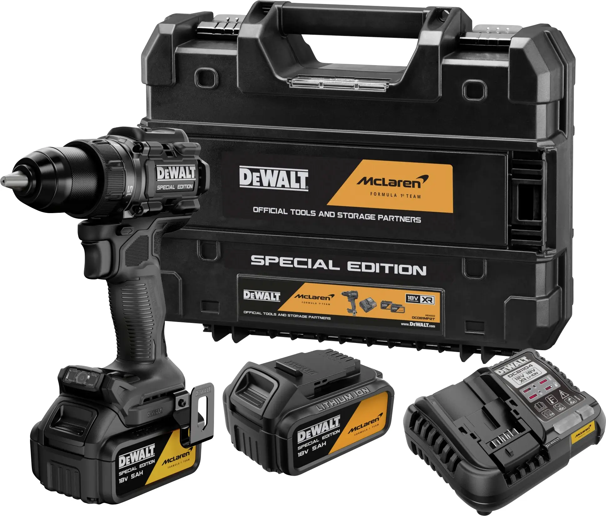Аккумуляторная дрель-шуруповерт DEWALT DCD81MP2T-QW DCD81MP2T-QW 18 В 5 Ач