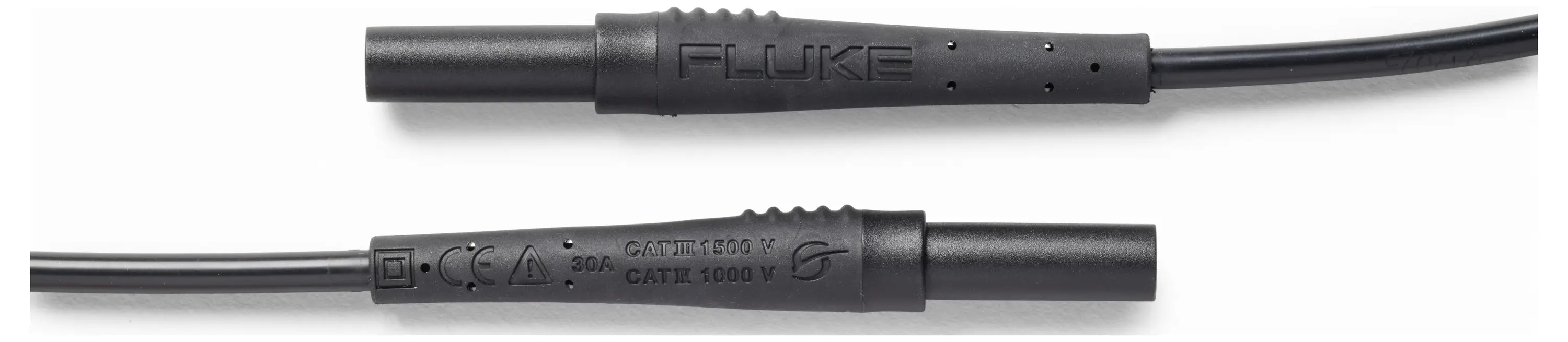 Комплект тестовых проводов Fluke TL321, штекерные разъемы, 2 м, красный, черный, 1 шт.