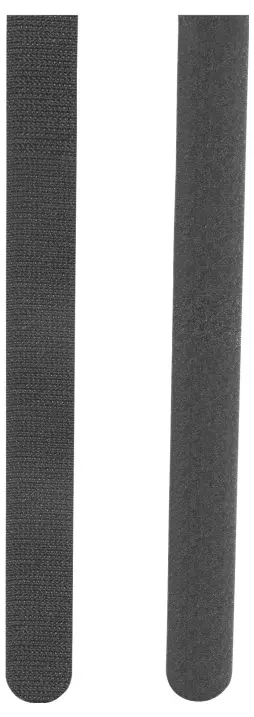 Кабельні стяжки Hama Velcro нейлонові червоні, сині, жовті, зелені, чорні еластичні (Д x Ш) 215 мм x 16 мм 5 шт. 00221004