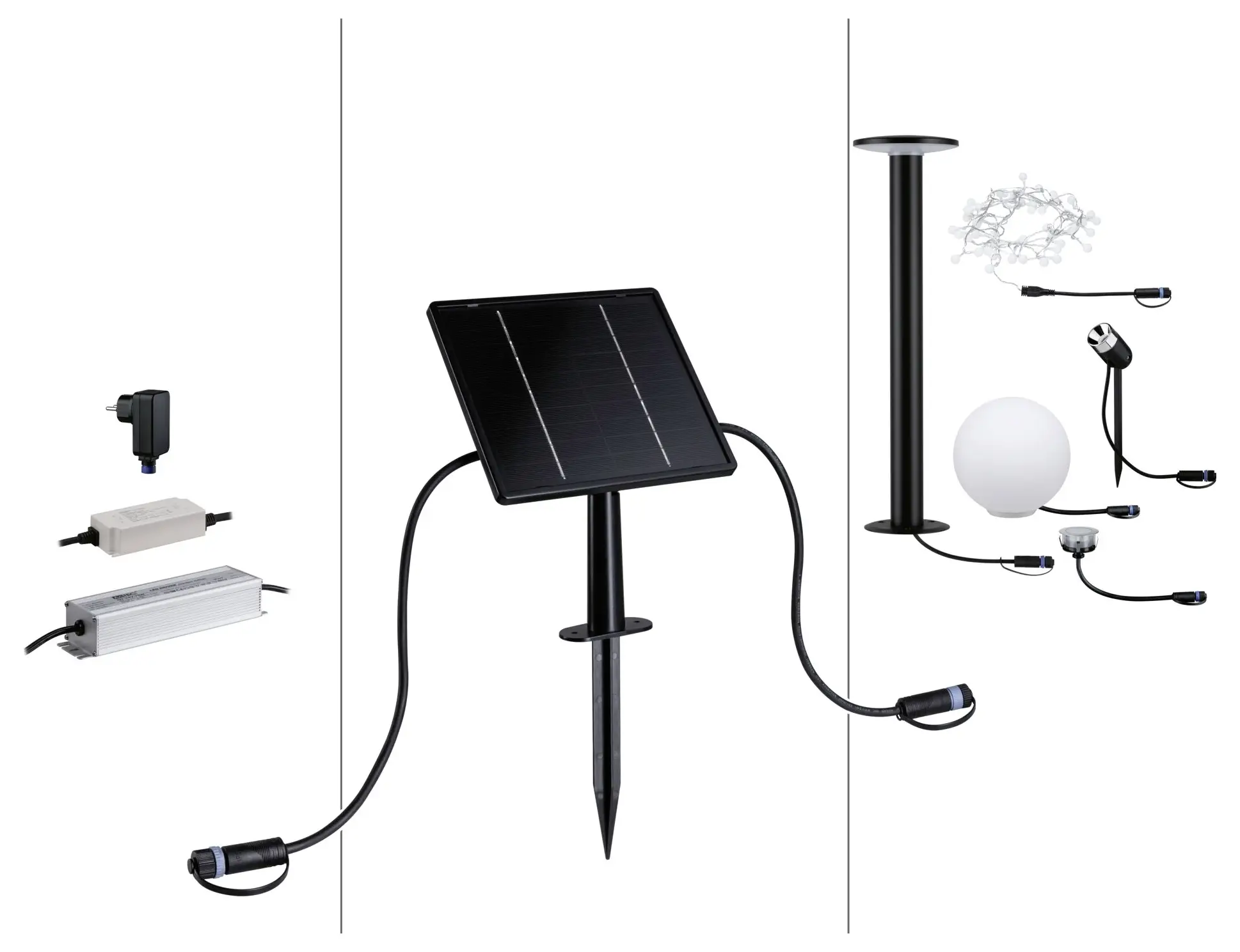 Система освещения Paulmann 94914 на солнечных батареях Plug&Shine