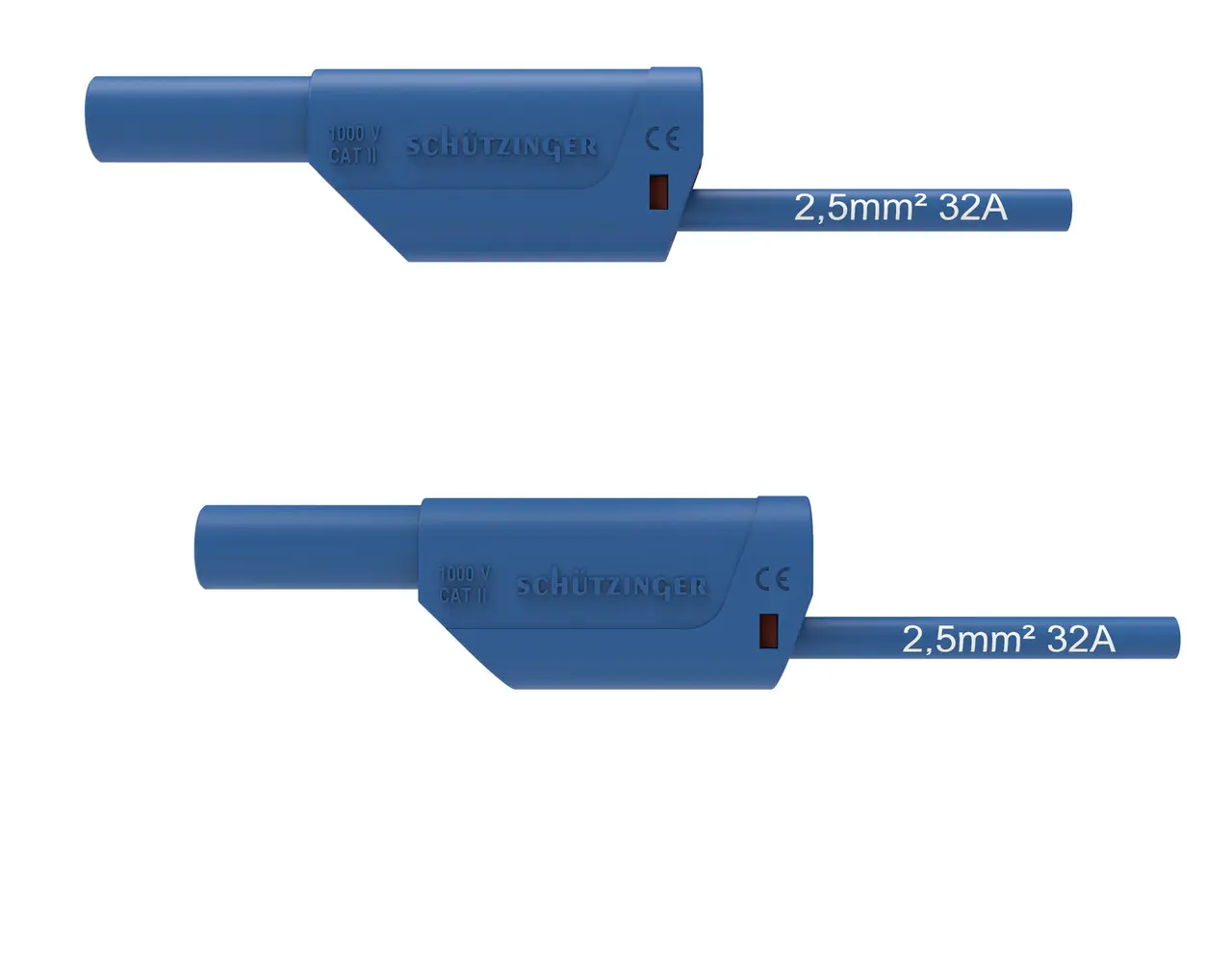 Соединительный кабель Schützinger VSFK 8501 / 2.5 / 100 / BL 100 см, синий, 1 шт.