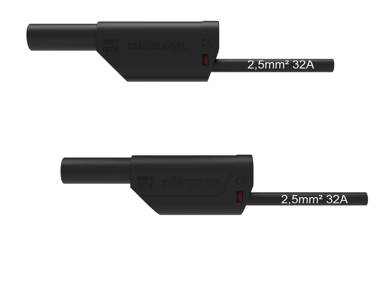Соединительный кабель Schützinger VSFK 8501 / 2.5 / 150 / SW 150 см, черный, 1 шт.