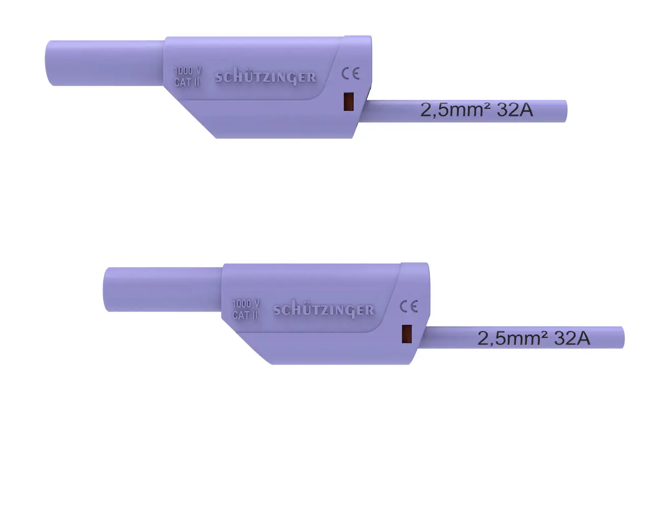Соединительный кабель Schützinger VSFK 8500 / 2.5 / 150 / PVI 150 см, фиолетовый, 1 шт.