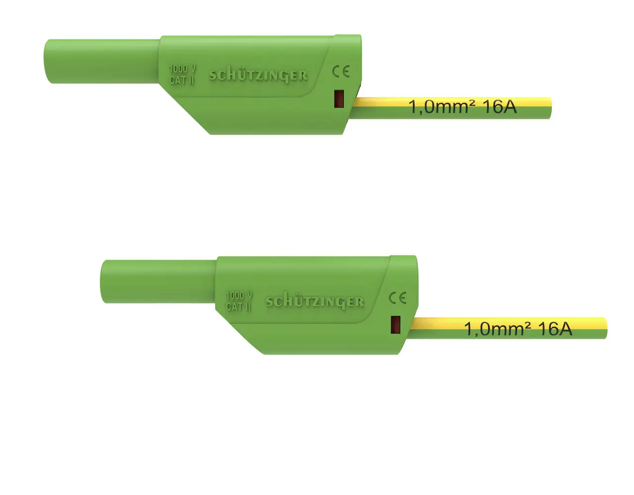 З'єднувальний кабель Schützinger VSFK 8500 / SIL1 / 100 / GNGE 100 см зелено-жовтий 1 шт.