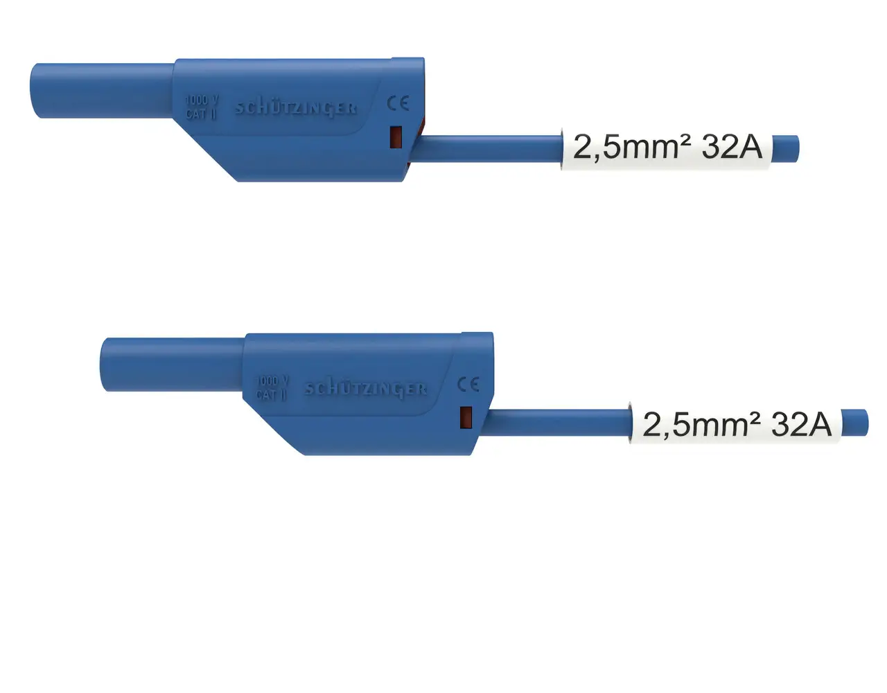 Соединительный кабель Schützinger VSFK 8500 / SIL2.5 / 100 / BL, 100 см, синий, 1 шт.