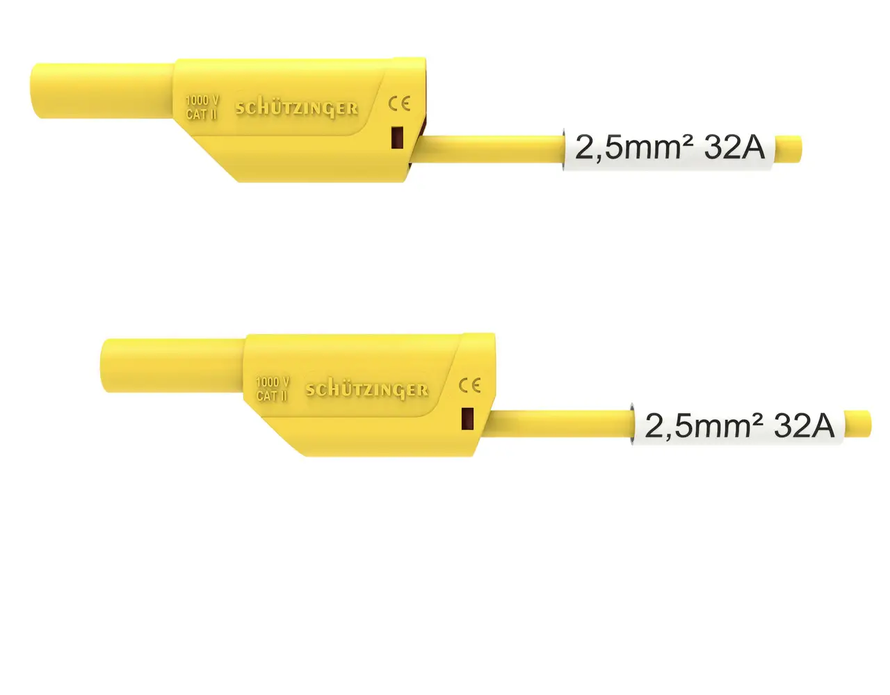 Соединительный кабель Schützinger VSFK 8500 / SIL2.5 / 100 / GE, 100 см, желтый, 1 шт.