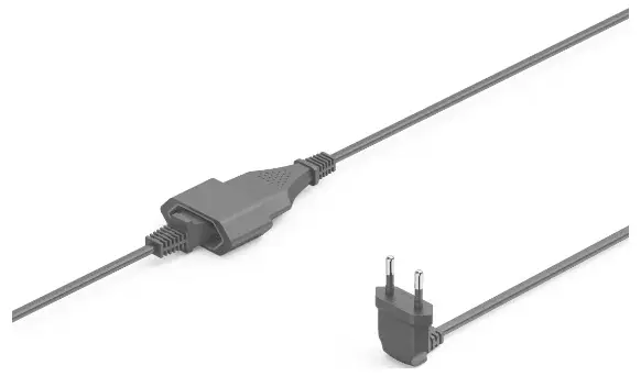 Удлинитель Hama 00223266, розетки: 1, H03VVH2-F 2G 0,75 мм², 3 м