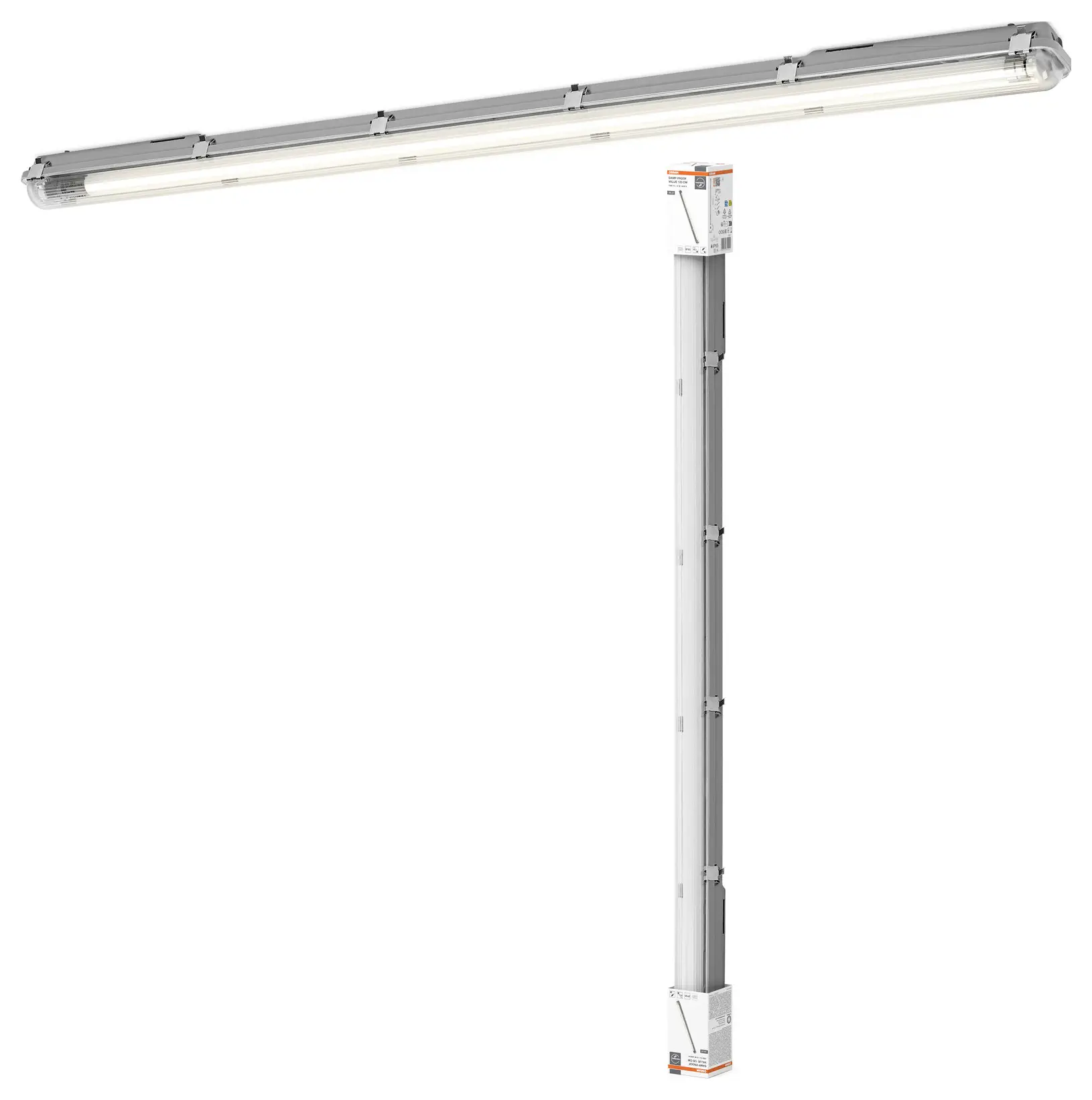 Світлодіодна лампа OSRAM HOMELIGHTING Damp Proof Value 120 см 1X16 Вт 840 для вологих приміщень LED 16 Вт холодний білий білий