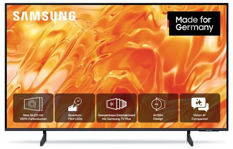 РК-телевізор 50 дюймів Samsung GQ50QN70, Ultra HD (3840 x 2160 пікселів)