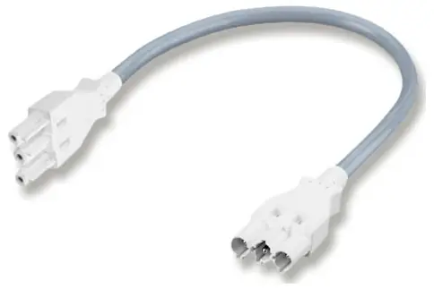 Соединительный кабель Finder 07L.55.080, белый, серый, 230 В/переменного тока (Д x Ш) 800 мм x 28,8 мм, 1 шт.