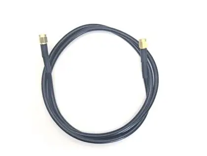 Коаксиальный кабель Mueller Electric BU-4150038M1.0, внешний диаметр: 4,95 мм, RG58, 50 Ом, черный, 1 шт.