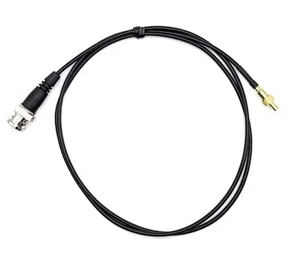Коаксиальный кабель Mueller Electric SMBM-BNCM17410, внешний диаметр: 2,8 мм, RG174, 50 Ом, 40 дБ, черный, 1 шт.