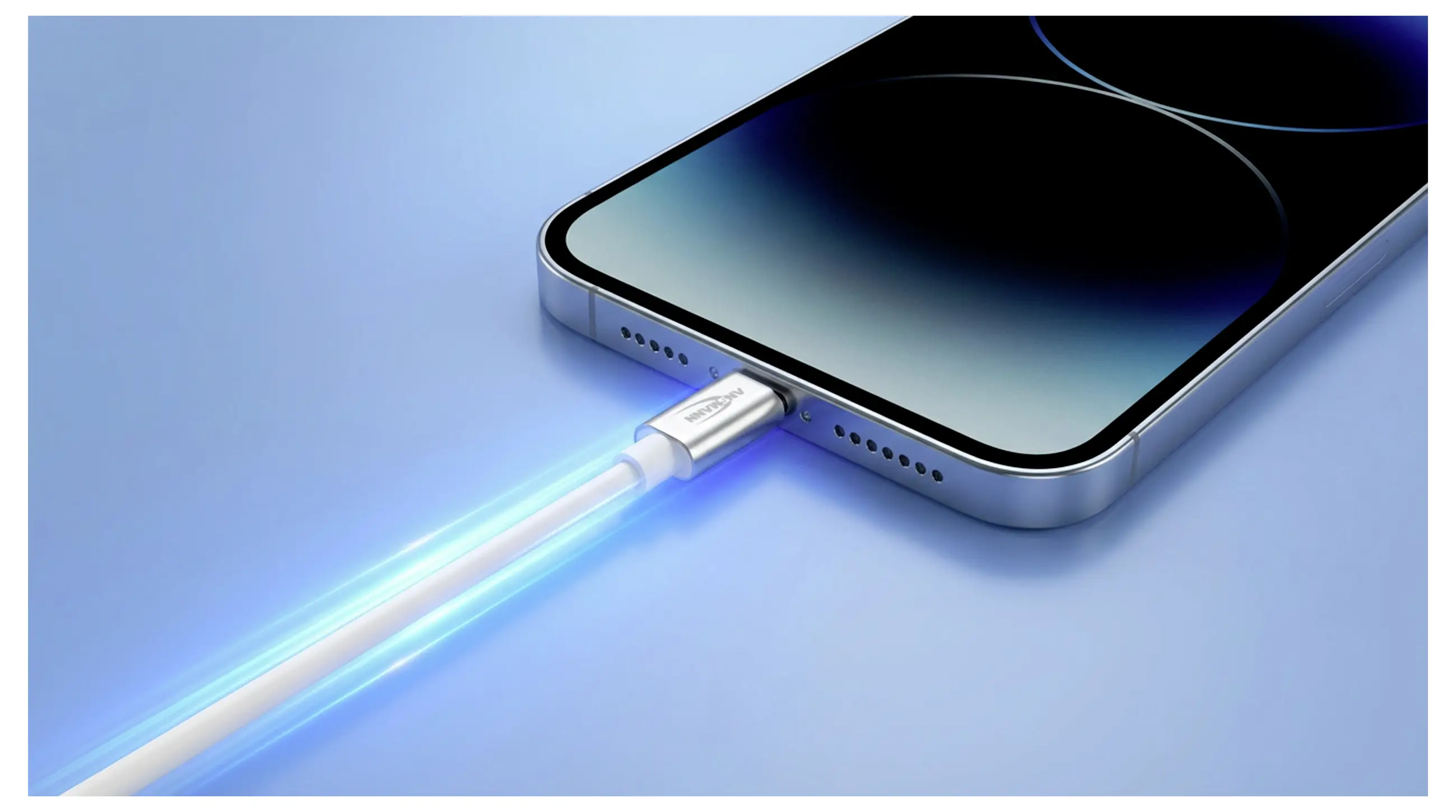 Кабель Ansmann Type C / Lightning USB Daten- und Ladekabel 120 см 1700-0209, Lightning, USB-C®