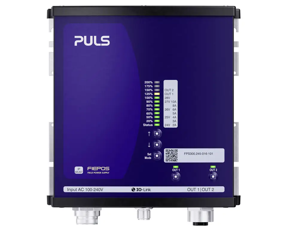 PULS FPS300.245-016-101 Блок живлення/Джерело живлення 24 В 10 A 300 Вт Кількість виходів: 2 x Опис 1 шт.