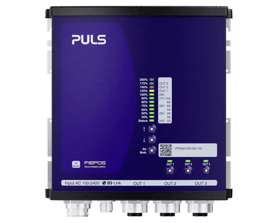 PULS FPS300.246-049-102 Блок живлення/Джерело живлення 24 В 15 A 300 Вт Кількість виходів: 3 x Опис 1 шт.