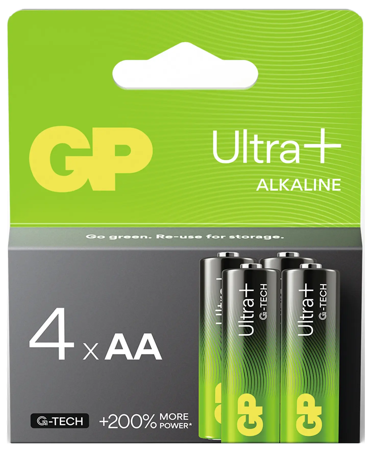 Батарейки типу АА GP GPULP15A923C4 GPULP15A923C4, 1,5 В, лужно-марганцеві, 4 шт.