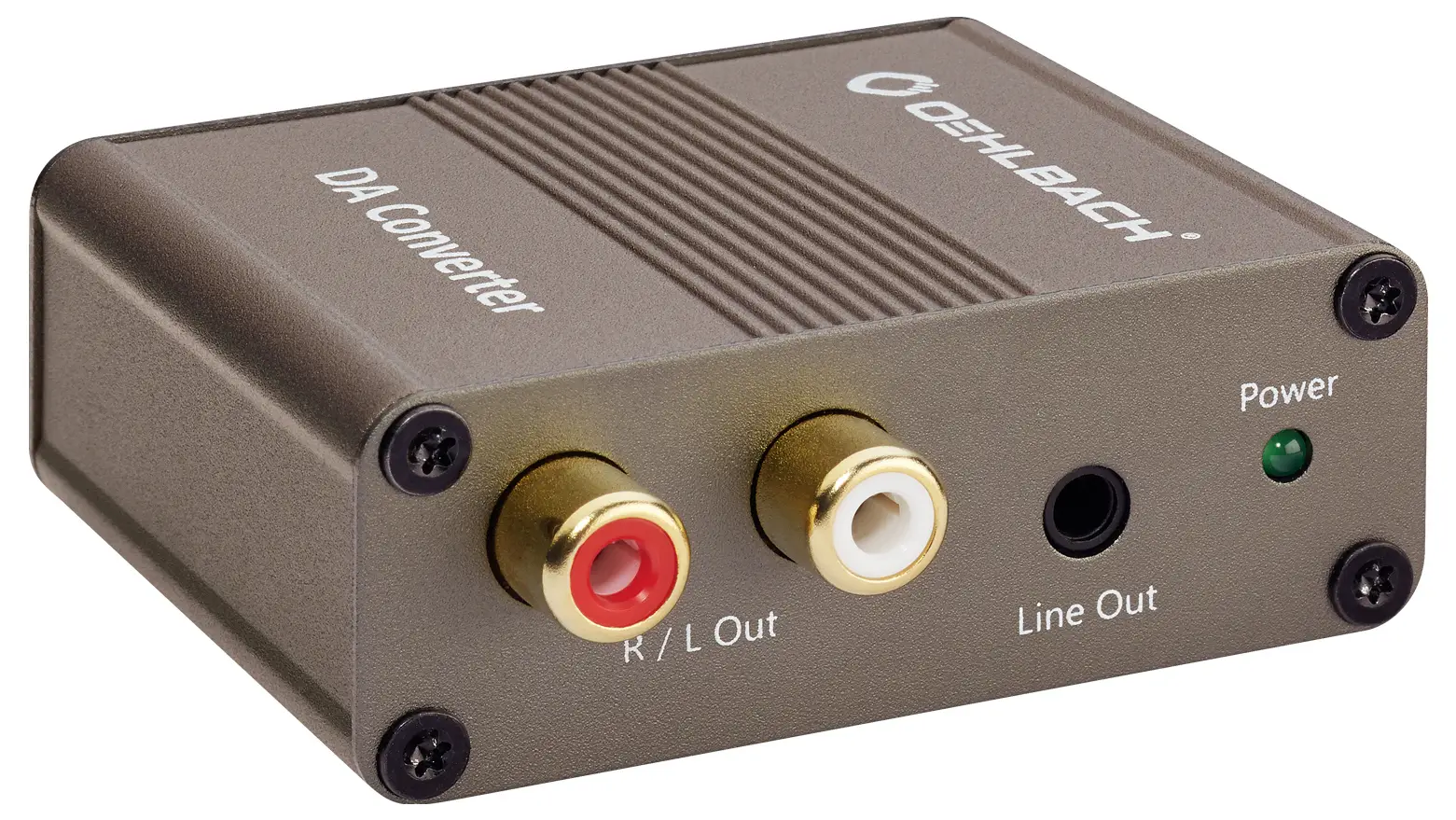 Аудіоадаптер Oehlbach D1C6035, RCA/Cinch, коаксіальний, Toslink/оптичний, USB-C