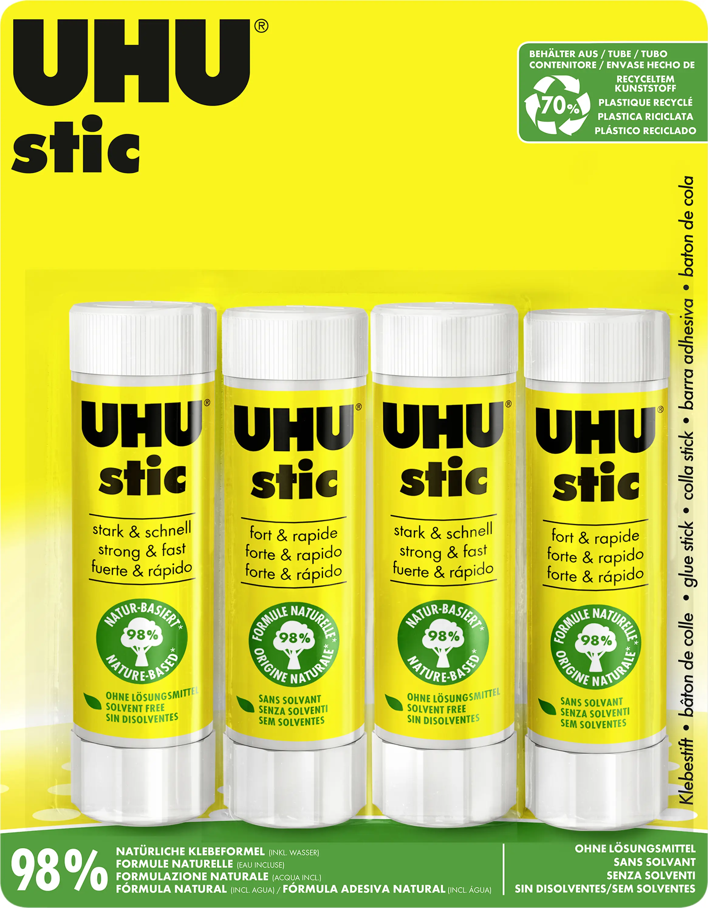 Клей-олівець UHU 48115, 4 шт.