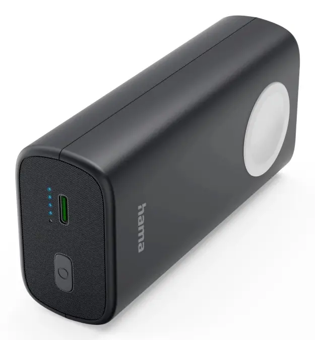 Hama Powerbank 10000 mAh Бездротова зарядка Qi Li-Ion