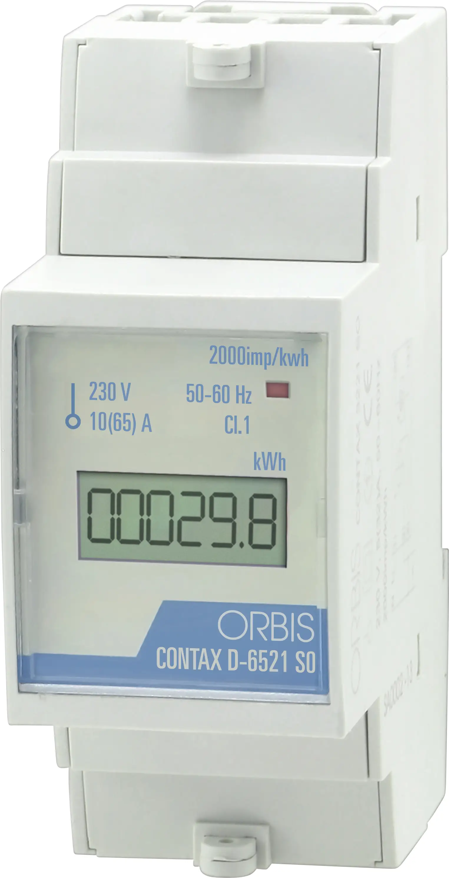 ORBIS Zeitschalttechnik кВт-Zähler OB707100 Цифровой счетчик переменного тока, 65 А, сертификат MID: нет 1 шт.